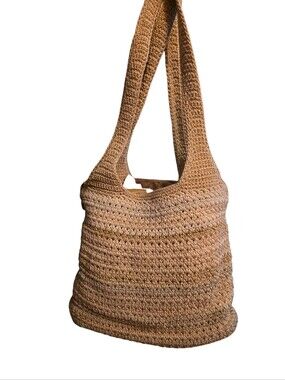 The Sak Crochet Hobo Ombre Shoulder Bag